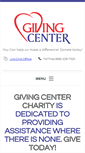 Mobile Screenshot of givingcenter.org